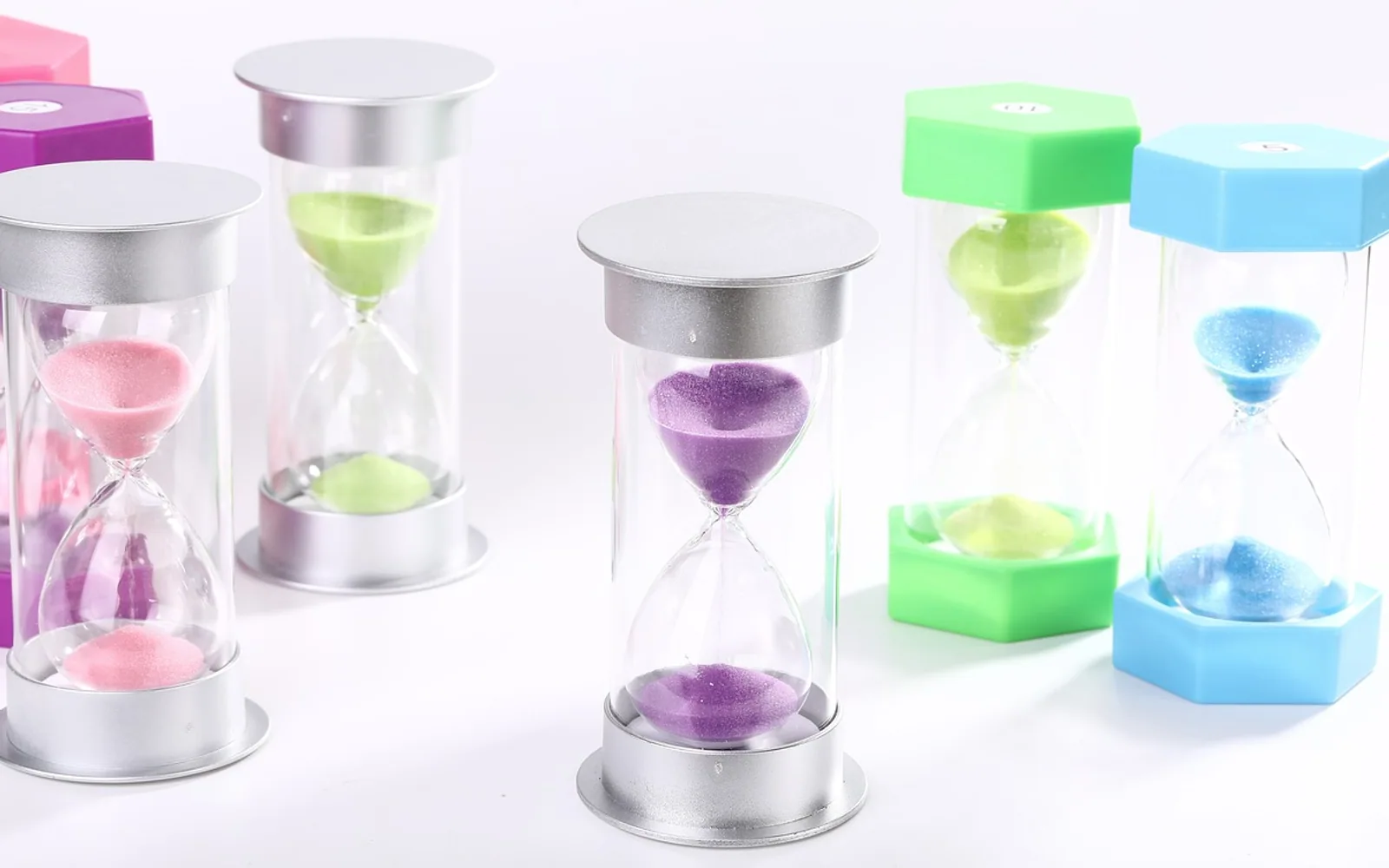 Hourglass, time machine and timer